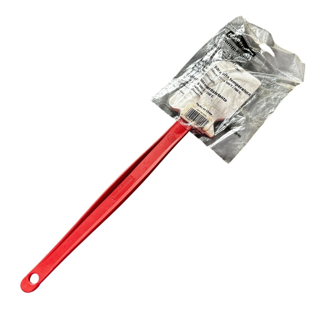 Rubbermaid Commercial High Heat Scraper Red NSF‎ Red Handle New